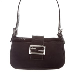 Fendi satin mini shoulder bag